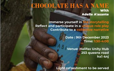 CHOCOLATE HAS A NAME STORYTELLING WORKSHOP